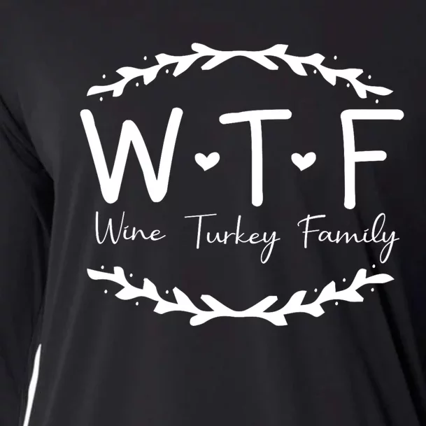 Wtf Wine Turkey Family Cooling Performance Long Sleeve Crew