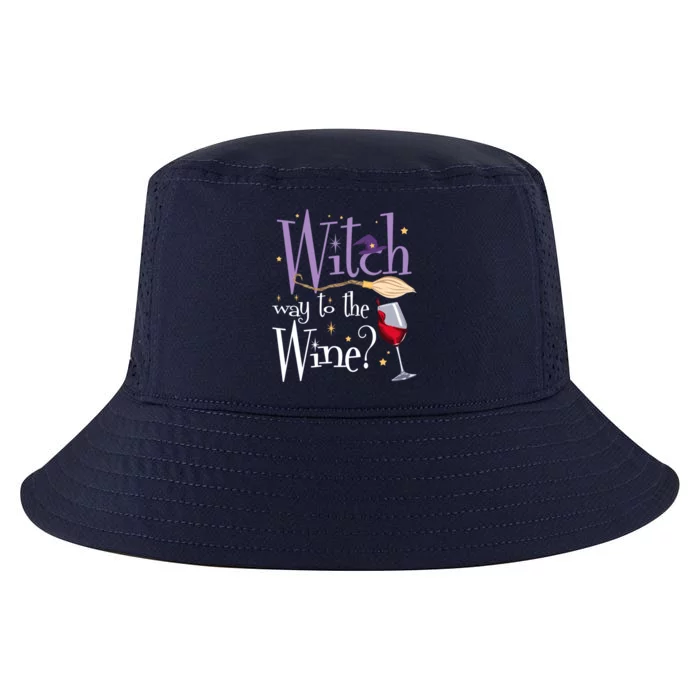 Witch Way To The Wine Halloween Ing For Wiccan Witches Gift Cool Comfort Performance Bucket Hat