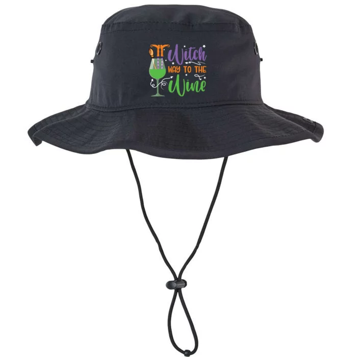 Witch Way To The Wine Halloween Party Legacy Cool Fit Booney Bucket Hat