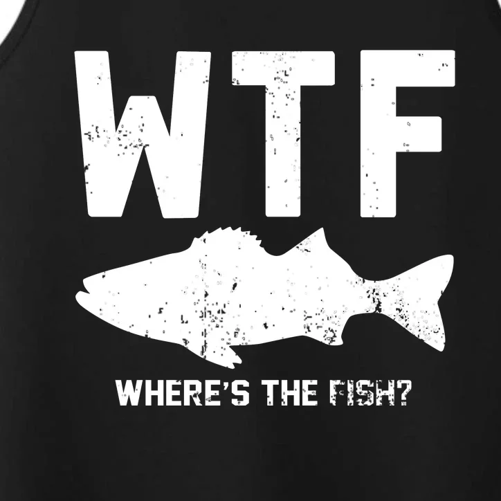 Wtf Wheres The Fish Funny Fishing Performance Tank