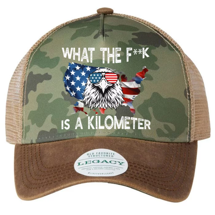 Wtf What The Fuck Is A Kilometer George Washington July 4th Eagle Design Legacy Tie Dye Trucker Hat