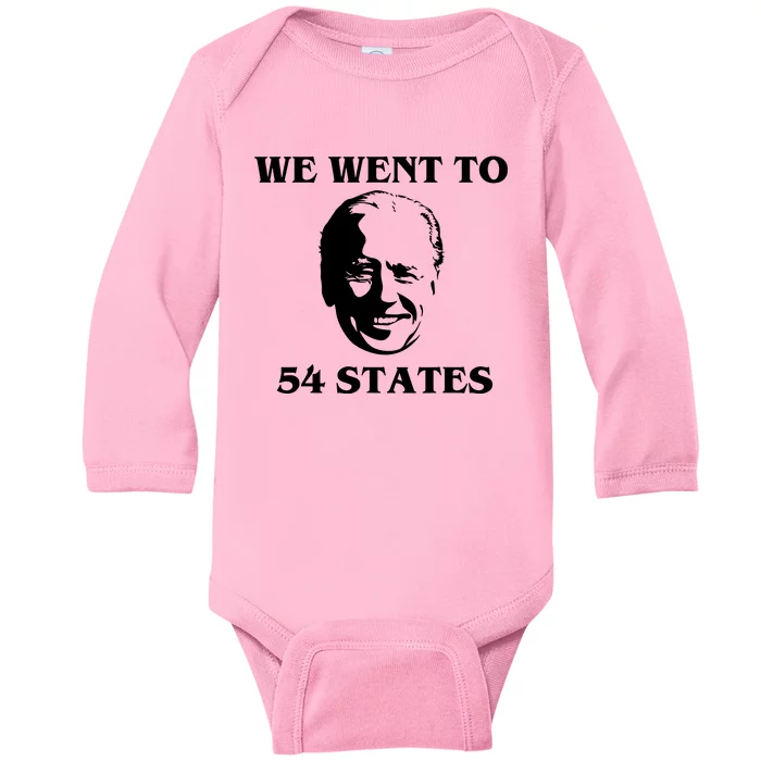 We Went To 54 States Baby Long Sleeve Bodysuit