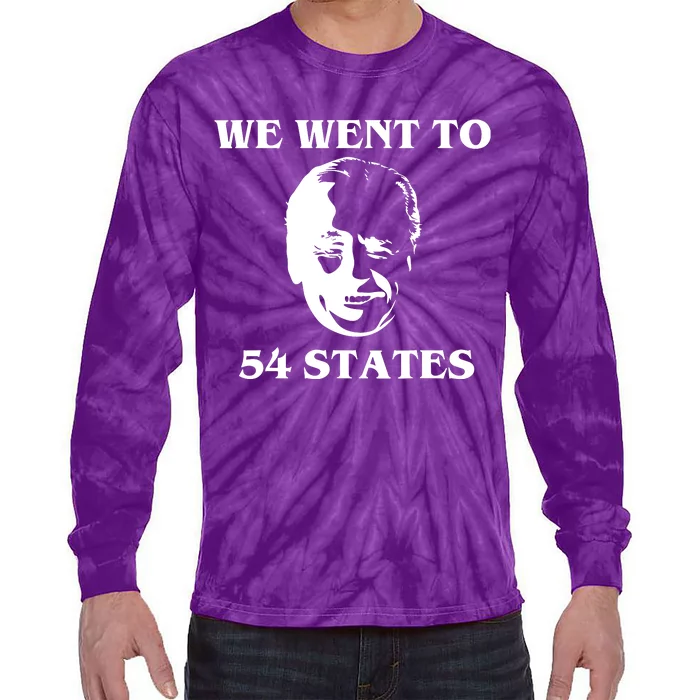 We Went To 54 States Tie-Dye Long Sleeve Shirt