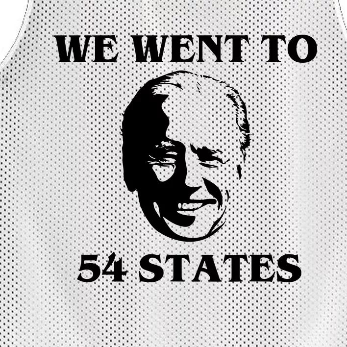 We Went To 54 States Mesh Reversible Basketball Jersey Tank