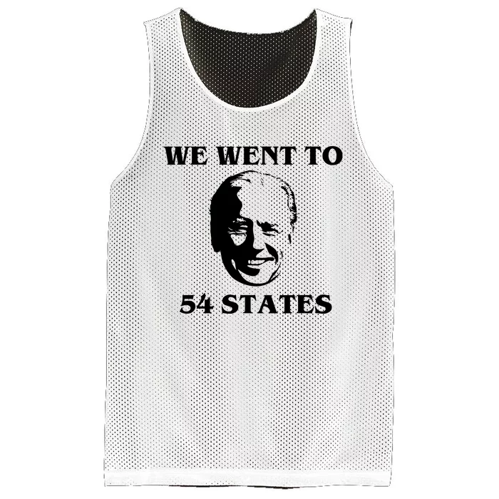 We Went To 54 States Mesh Reversible Basketball Jersey Tank