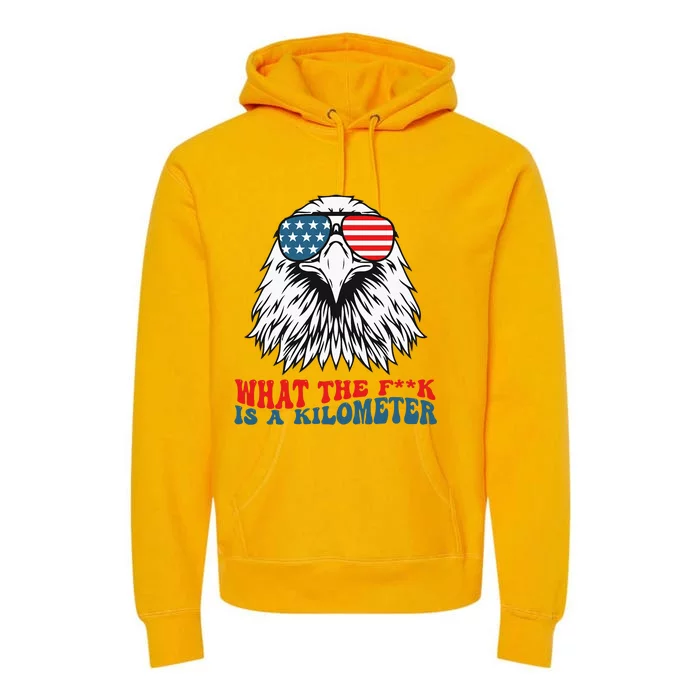 Wtf What The Fuck Is A Kilometer George Washington Meme Premium Hoodie