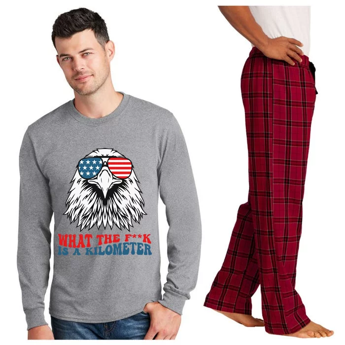 Wtf What The Fuck Is A Kilometer George Washington Meme Long Sleeve Pajama Set