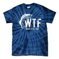 WTF Where's The Fish Men's Funny Fishing T-Shirt