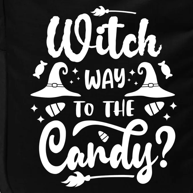 Witch Way To The Candy Cute Halloween Impact Tech Backpack