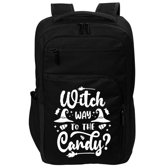 Witch Way To The Candy Cute Halloween Impact Tech Backpack