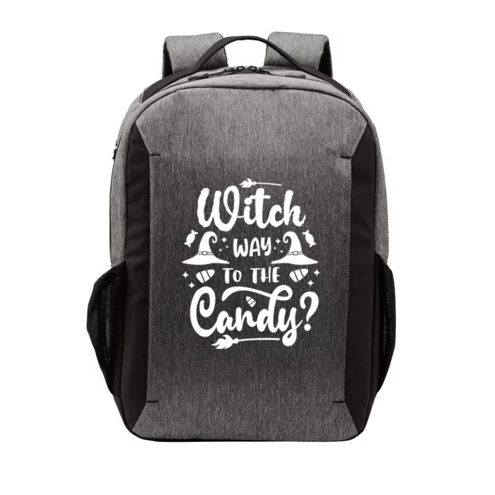 Witch Way To The Candy Cute Halloween Vector Backpack