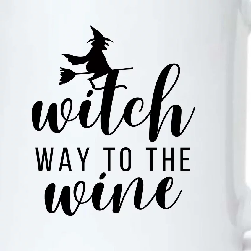 Witch Way To The Wine Black Color Changing Mug