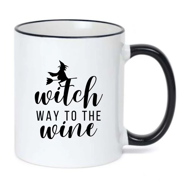 Witch Way To The Wine Black Color Changing Mug