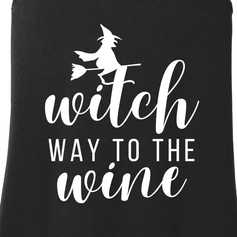 Witch Way To The Wine Ladies Essential Tank