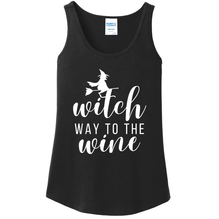 Witch Way To The Wine Ladies Essential Tank