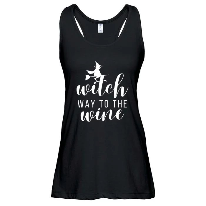 Witch Way To The Wine Ladies Essential Flowy Tank