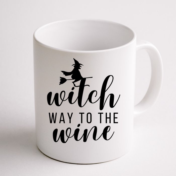 Witch Way To The Wine Front & Back Coffee Mug