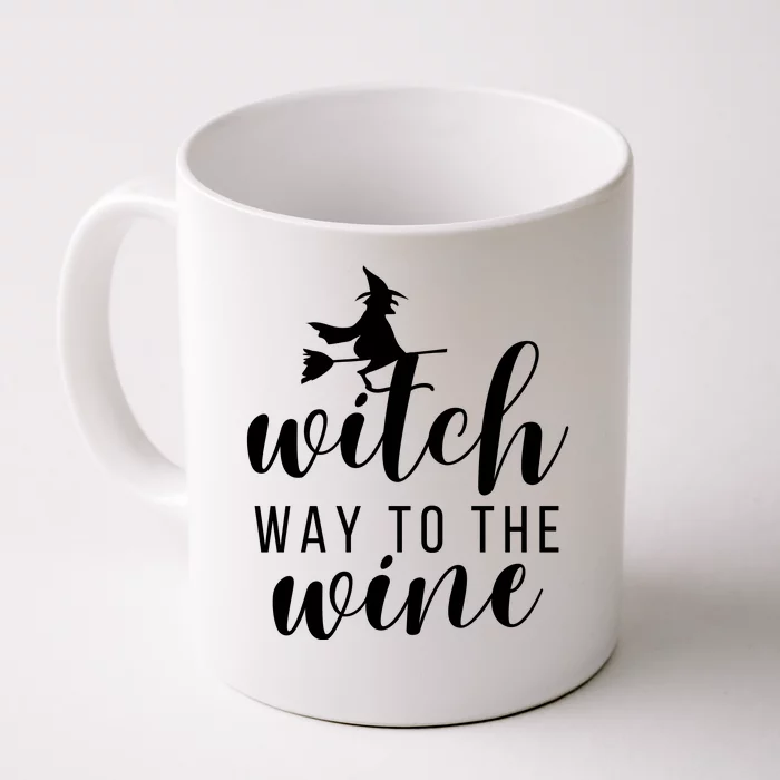 Witch Way To The Wine Front & Back Coffee Mug