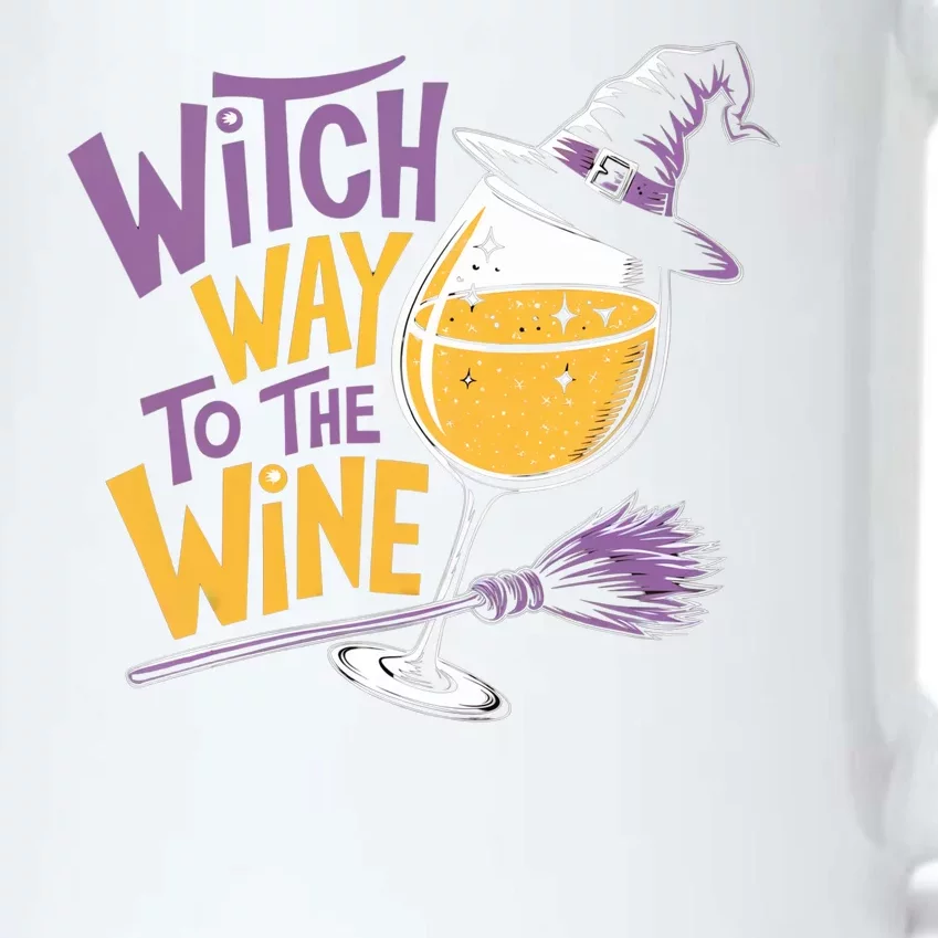 Witch Way To The Wine Funny Halloween Costume Funny Salem Witch Costume Black Color Changing Mug