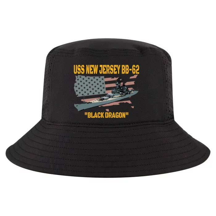 Ww2 Warship Vietnam War Uss New Jersey Bb62 Battleship Cool Comfort Performance Bucket Hat