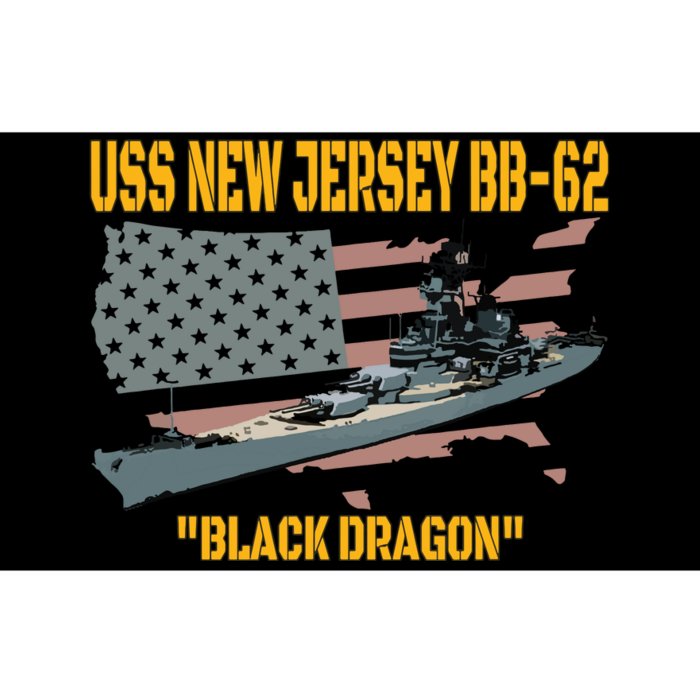 Ww2 Warship Vietnam War Uss New Jersey Bb62 Battleship Bumper Sticker