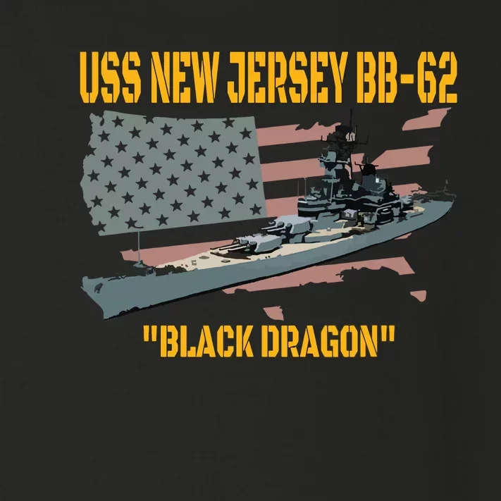 Ww2 Warship Vietnam War Uss New Jersey Bb62 Battleship Toddler Long Sleeve Shirt