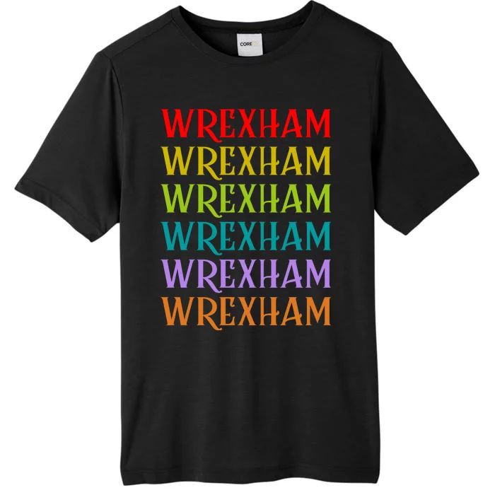 Wrexham Wales Vintage 80s Retro ChromaSoft Performance T-Shirt