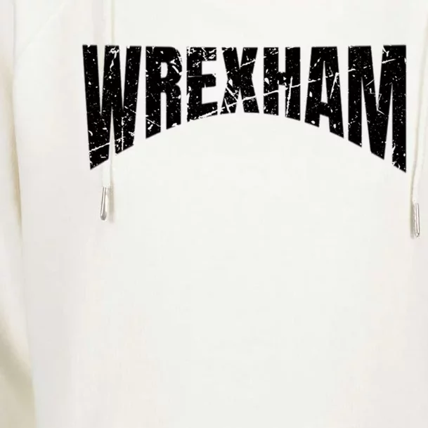 Wrexham Wales Vacation Welsh Dragon Urban Street Art Cute Gift Womens Funnel Neck Pullover Hood