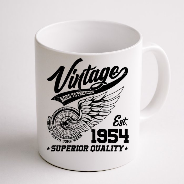 Winged Wheel Vintage 1954 Aged To Perfection Superior Quality 70th Birthday Front & Back Coffee Mug