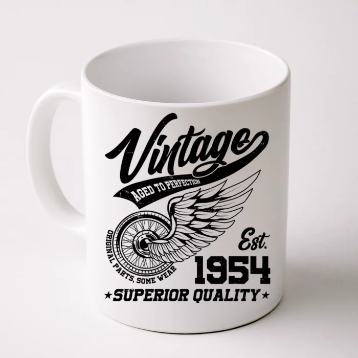 Winged Wheel Vintage 1954 Aged To Perfection Superior Quality 70th Birthday Front & Back Coffee Mug