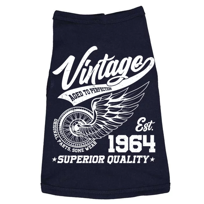 Winged Wheel Vintage 1964 Aged To Perfection Superior Quality 60th Birthday Doggie Tank