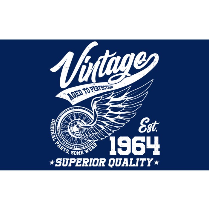 Winged Wheel Vintage 1964 Aged To Perfection Superior Quality 60th Birthday Bumper Sticker