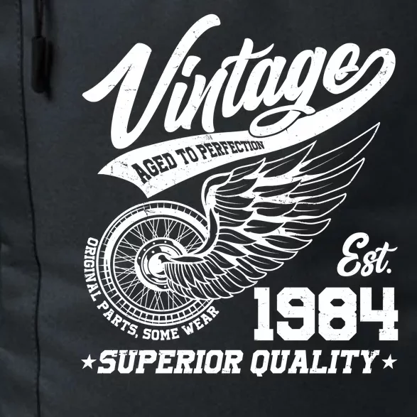 Winged Wheel Vintage 1984 Aged To Perfection Superior Quality 40th Birthday Daily Commute Backpack