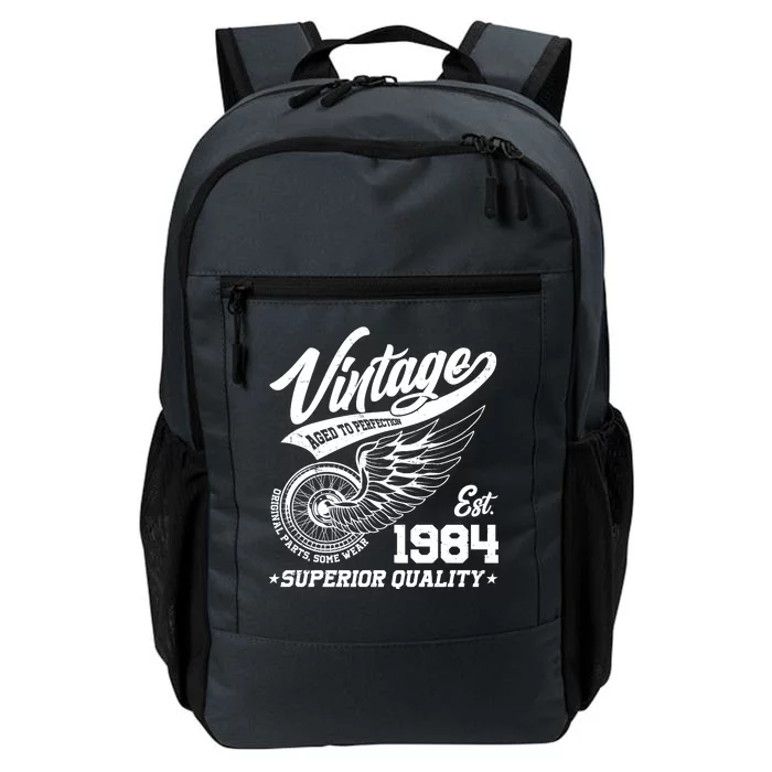 Winged Wheel Vintage 1984 Aged To Perfection Superior Quality 40th Birthday Daily Commute Backpack