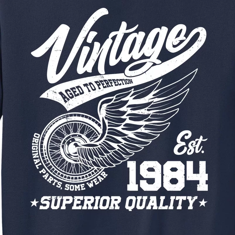 Winged Wheel Vintage 1984 Aged To Perfection Superior Quality 40th Birthday Sweatshirt