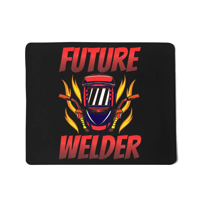 Welder Welding Vintage Future Welder Mousepad