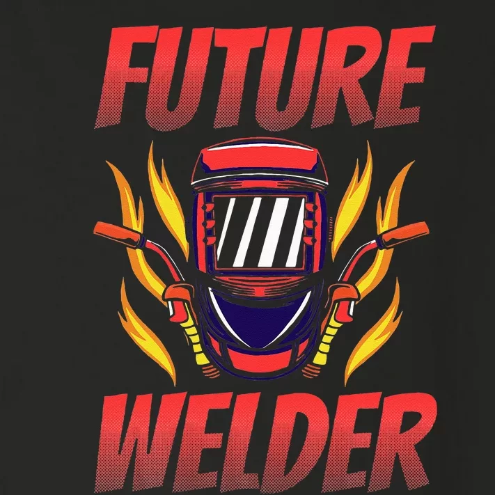 Welder Welding Vintage Future Welder Toddler Long Sleeve Shirt