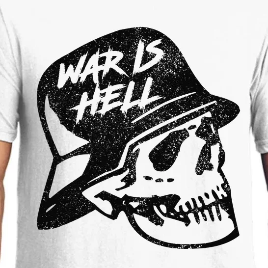 WWI WWII Veteran Military Skull - War Is Hell Pajama Set