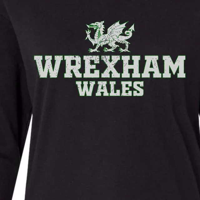 W.R.E.X.Ha.M Wales Womens Cotton Relaxed Long Sleeve T-Shirt