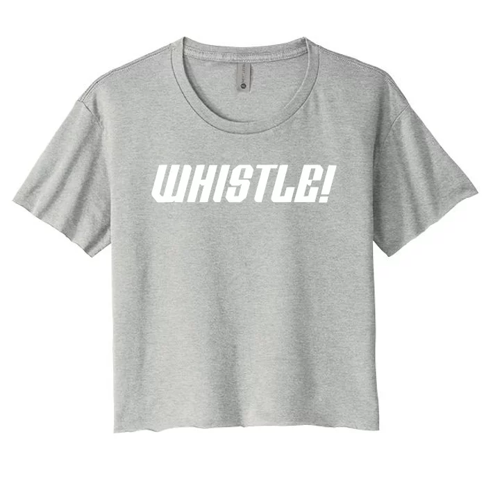 Whistle Whistle Women's Crop Top Tee