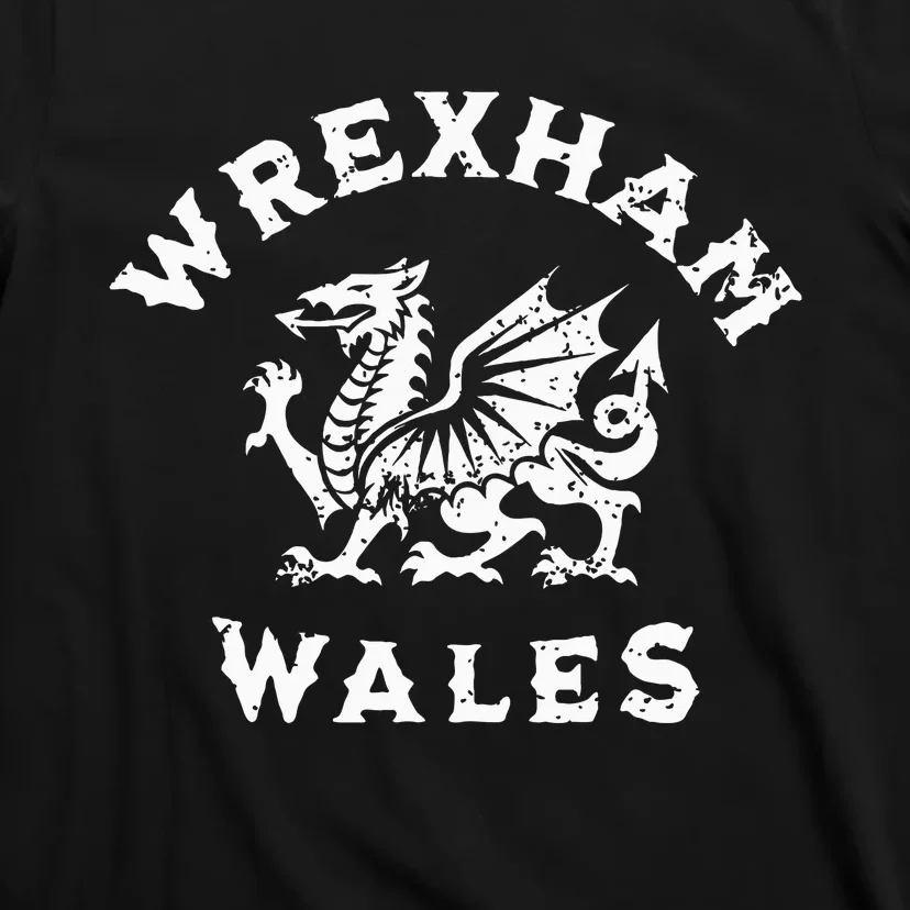 Wrexham Wales Welsh Dragon Flag T-Shirt