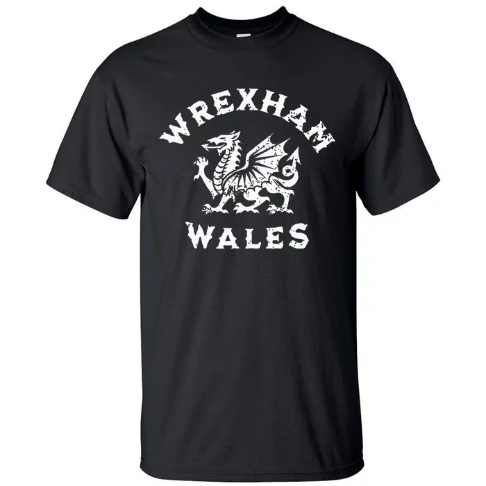 Wrexham Wales Welsh Dragon Flag Tall T-Shirt