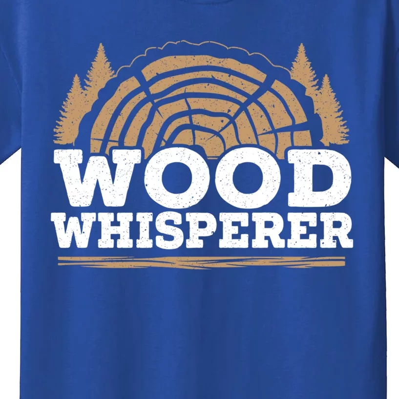 Wood Whisperer Woodworking Carpenter Wookdworker Joiner Great Gift Kids T-Shirt