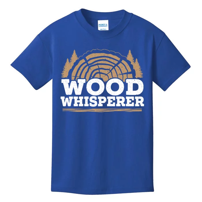 Wood Whisperer Woodworking Carpenter Wookdworker Joiner Great Gift Kids T-Shirt