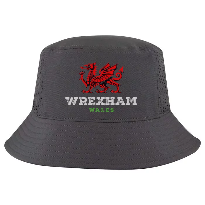 Wrexham Wales Welsh Dragon Flag Cool Comfort Performance Bucket Hat