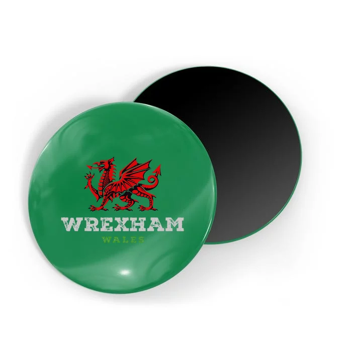 Wrexham Wales Welsh Dragon Flag Magnet