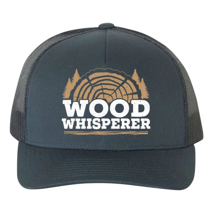 Wood Whisperer Woodworking Carpenter Wookdworker Joiner Gift Yupoong Adult 5-Panel Trucker Hat