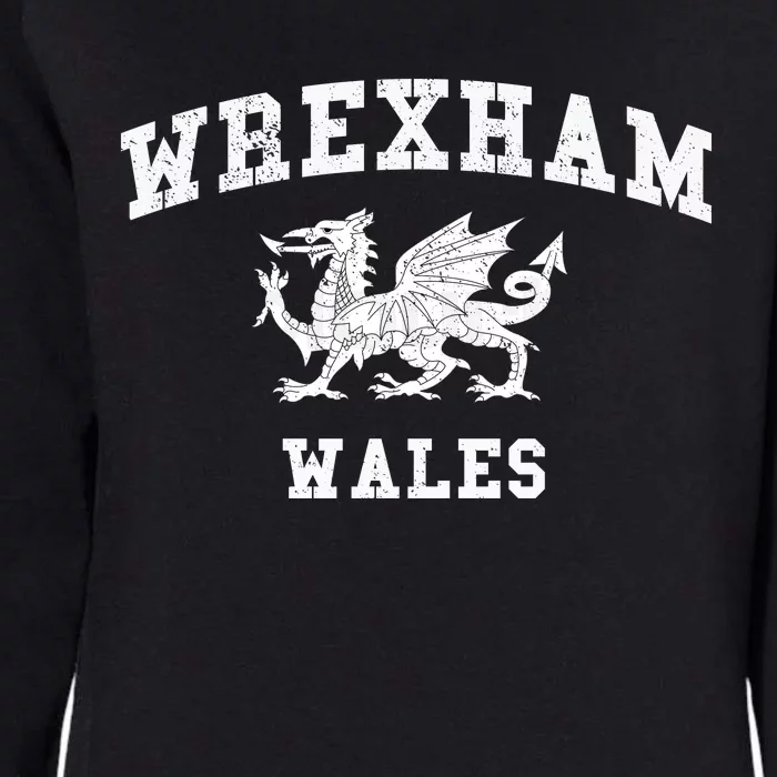 Wrexham Wales Womens California Wash Sweatshirt