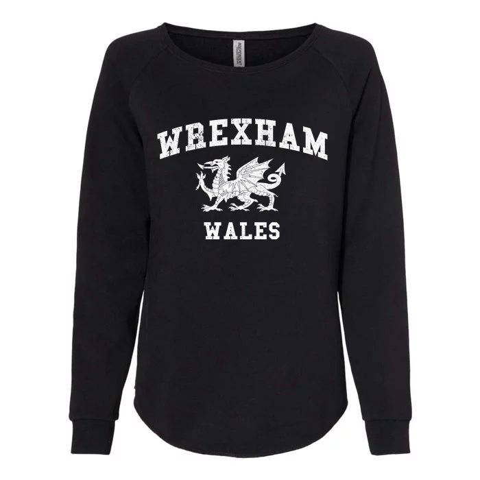 Wrexham Wales Womens California Wash Sweatshirt