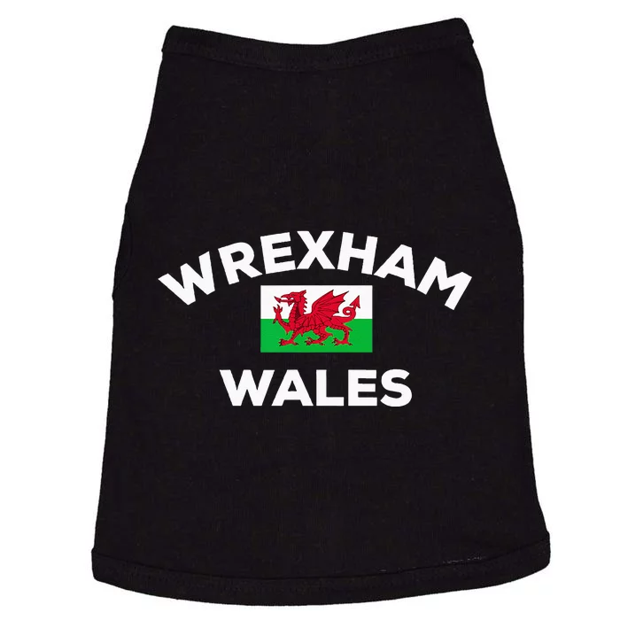 Wrexham Wales Welsh Flag City Doggie Tank